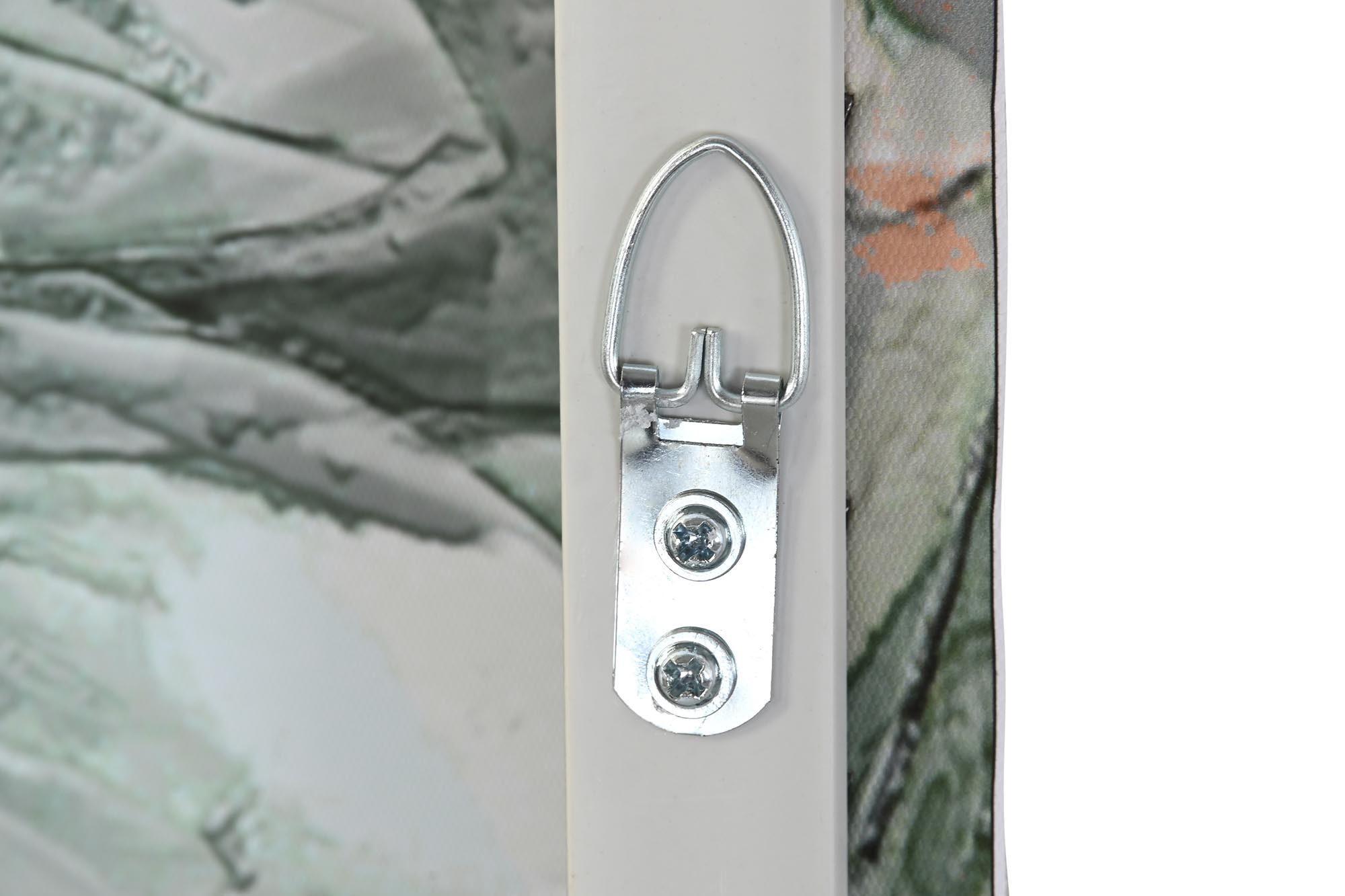 CUADRO PS LIENZO 83X4,5X123 HOJAS AQUA 4