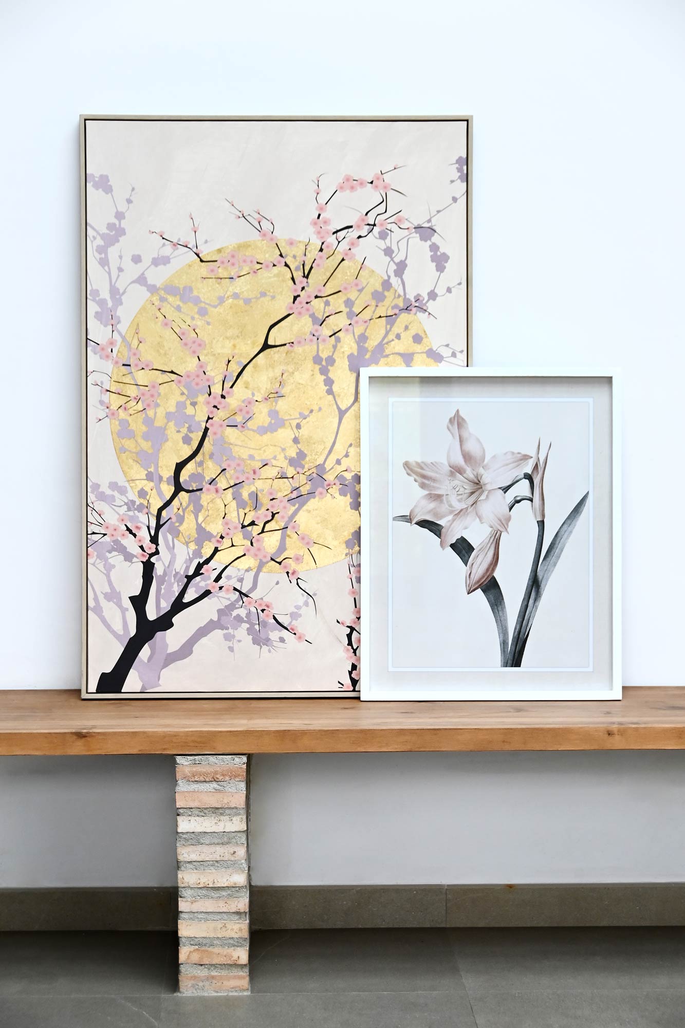 CUADRO PS LIENZO 83X4,5X123 ORIENTAL LUNA LLENA 2