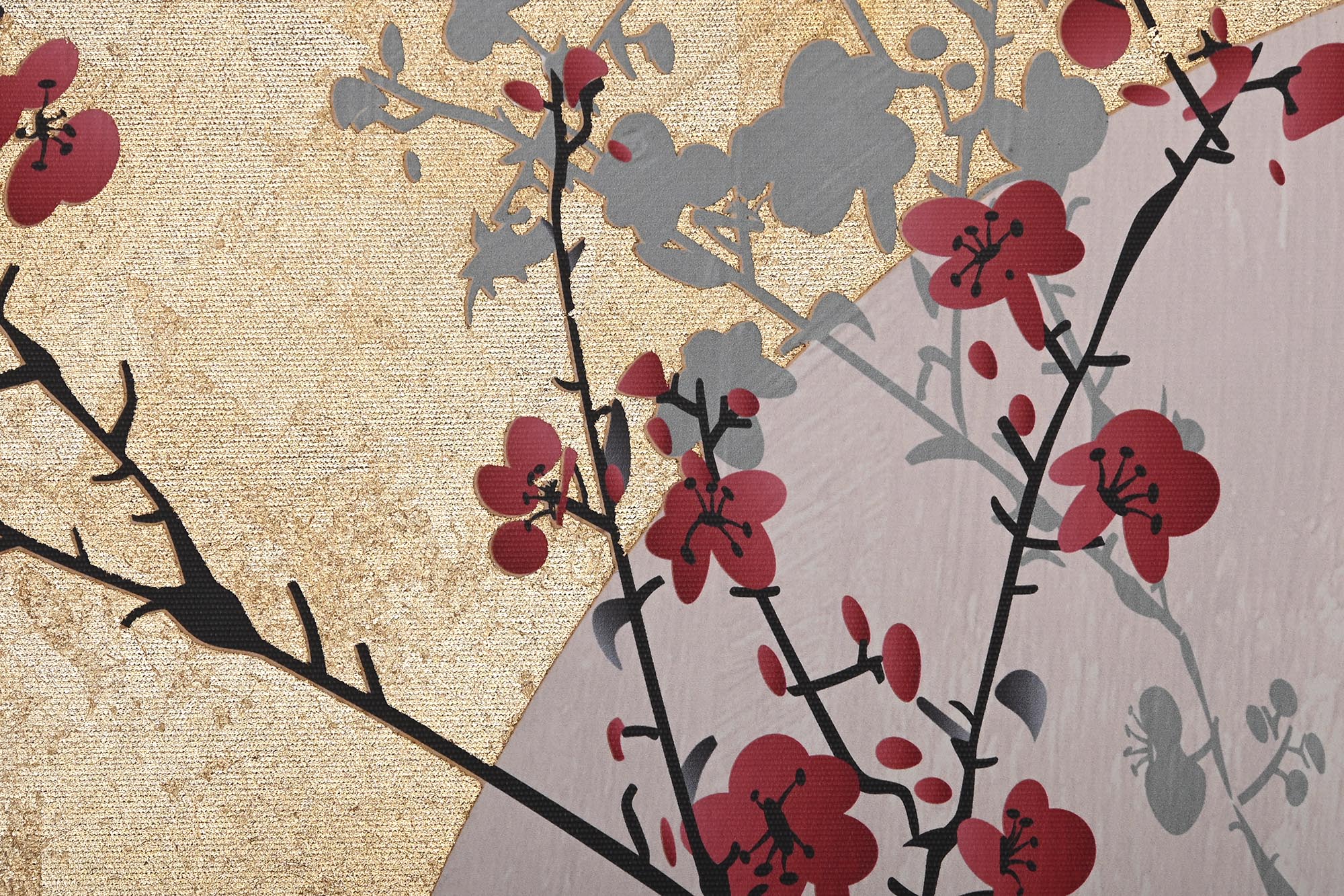 CUADRO PS LIENZO 83X4,5X123 ORIENTAL LUNA LLENA 5