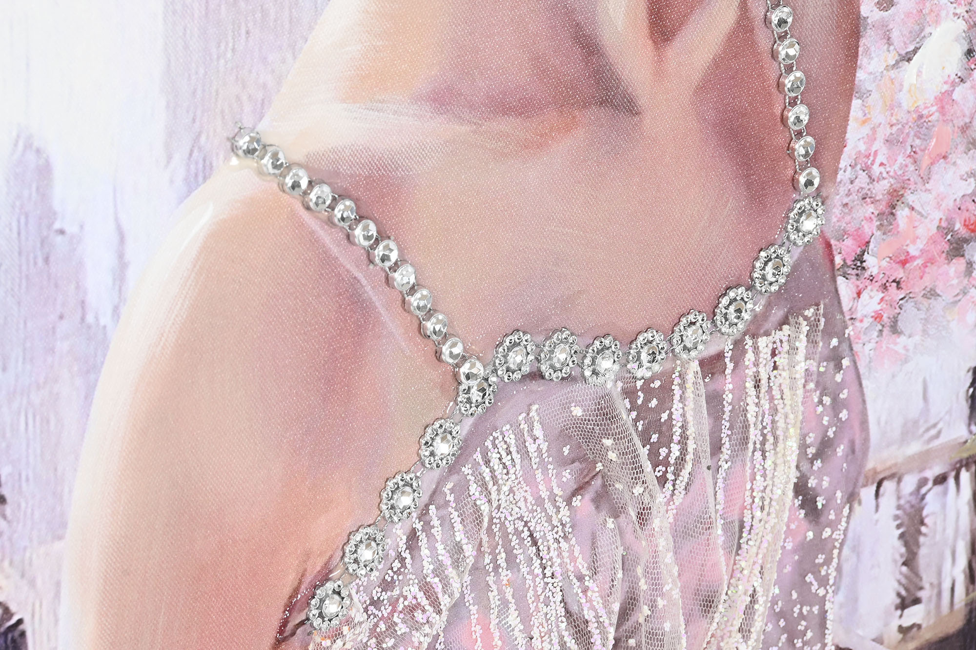 CUADRO LIENZO MDF 100X3X100 BAILARINA 2 SURT. 3