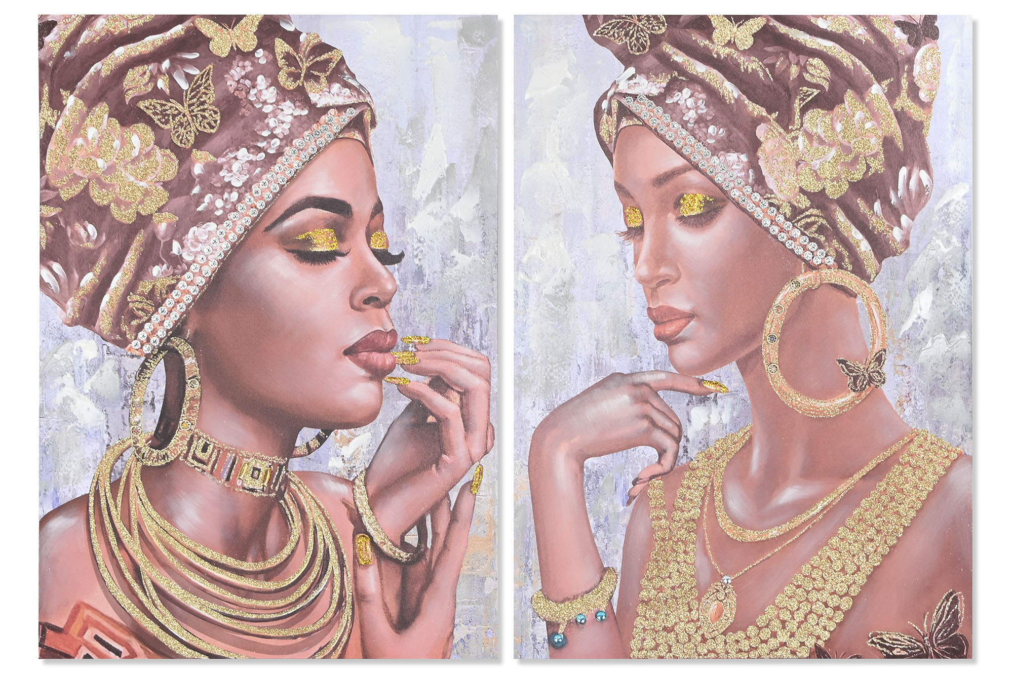 CUADRO LIENZO 70X100CM AFRICANA