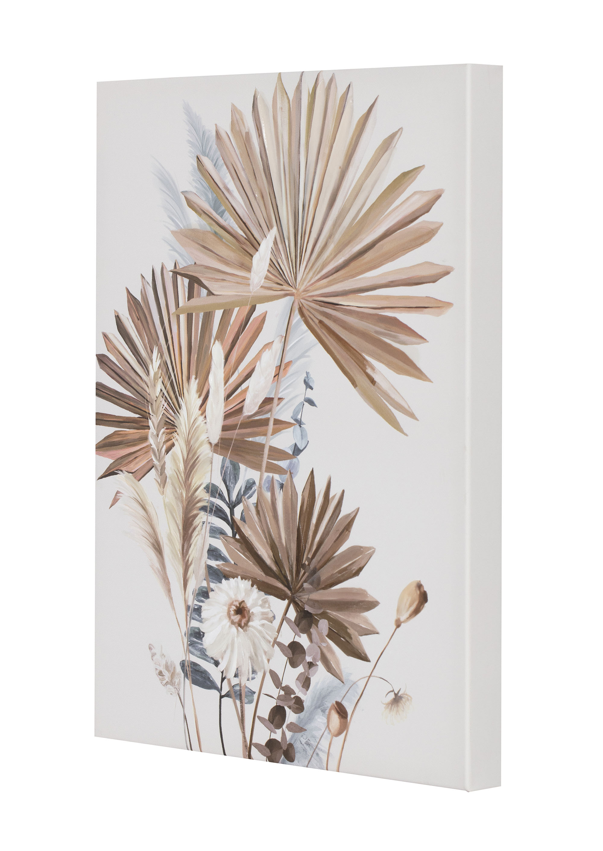 CUADRO LIENZO PINO 40X50CM HOJAS GEL 6