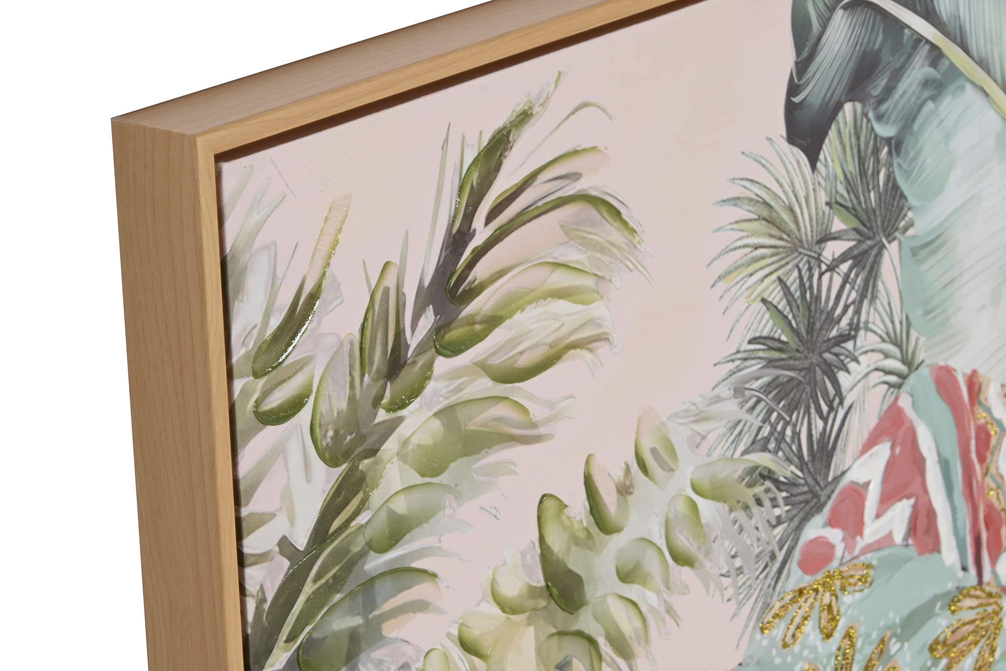 CUADRO LIENZO PS 70X3,5X100 AFRICANA CARA DE LADO 2