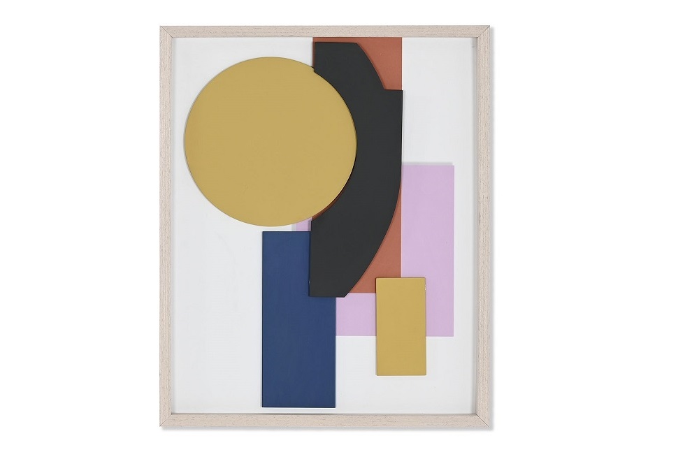 CUADRO MDF PS 42.2X3X52.3CM ABSTRACTO 3D