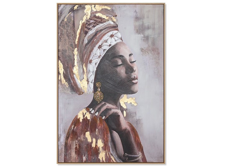 CUADRO LIENZO PS 80X3,5X120 AFRICANA