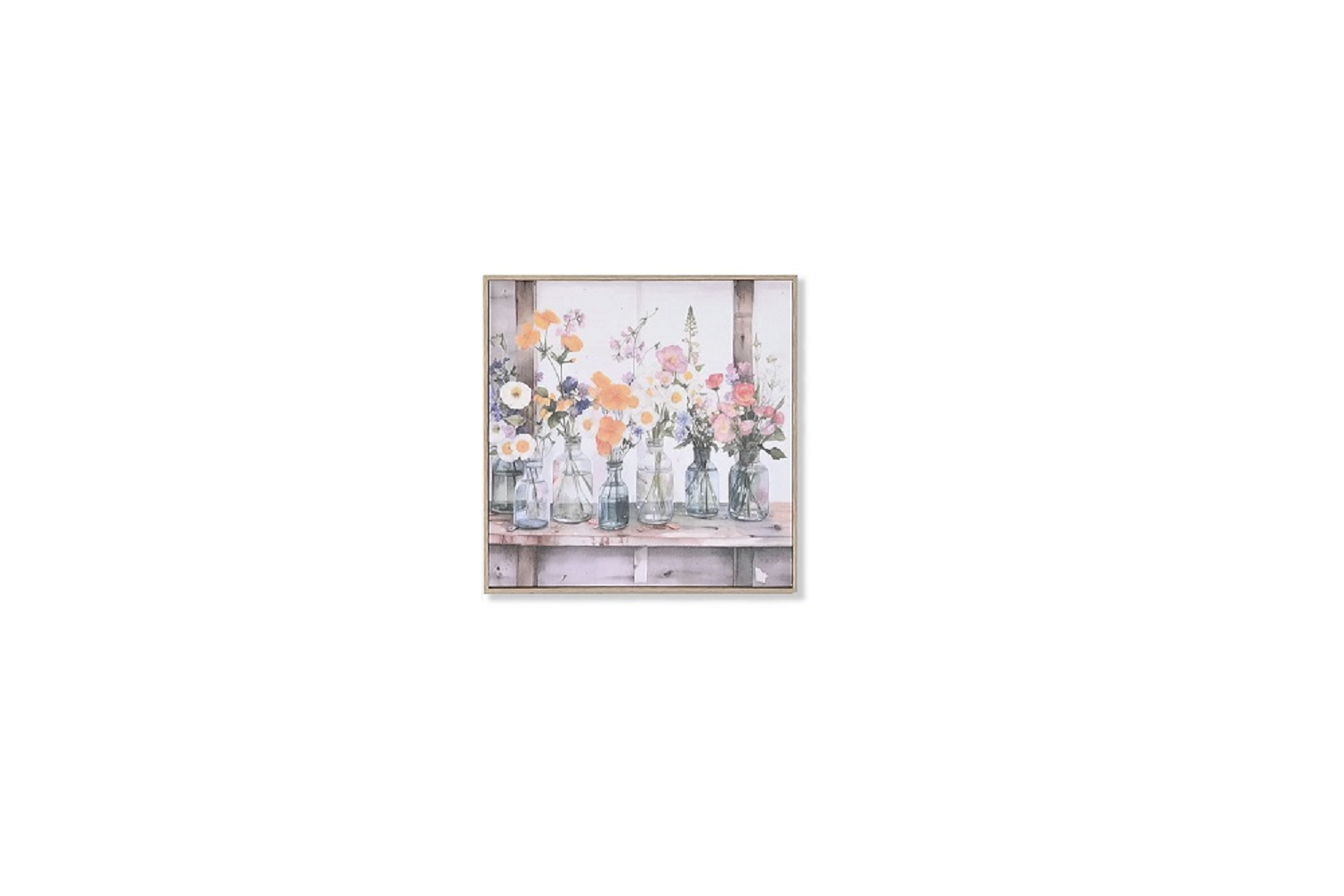 CUADRO LIENZO PS 40X2,5X40 FLOREROS MODELO 4
