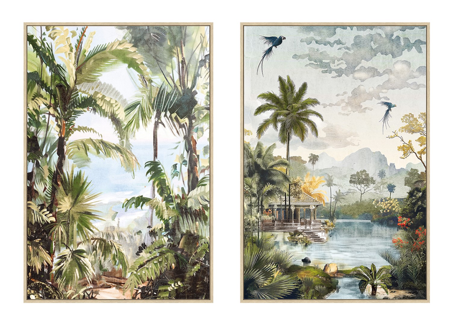 CUADRO LIENZO PS 63X4X93 TROPICAL