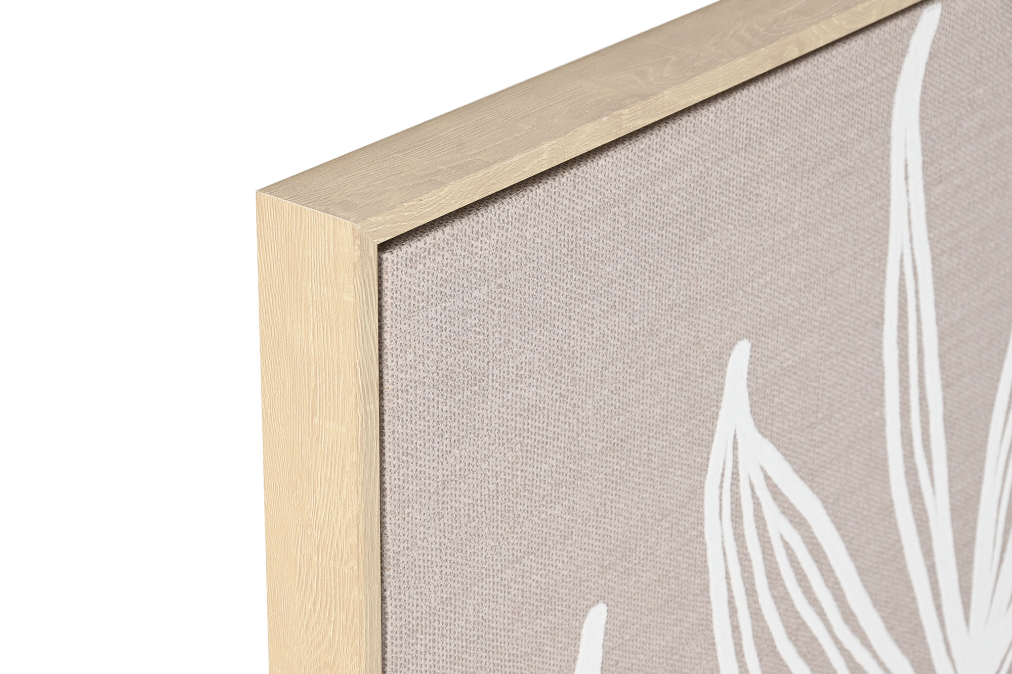 CUADRO LIENZO PS 83X4,5X83 HOJA DOBLADA 3D 2