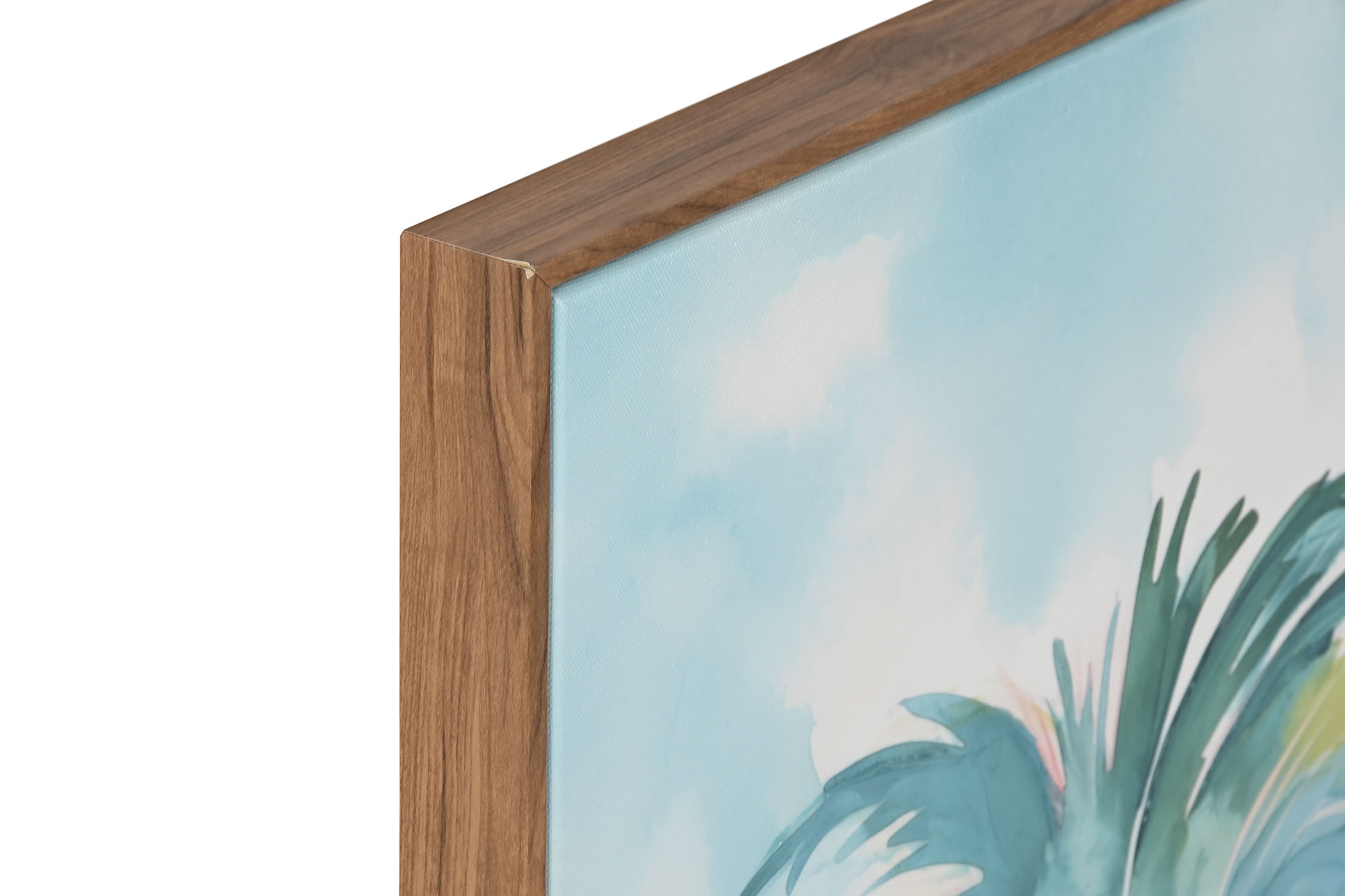 CUADRO LIENZO PS 80X3,5X80 ONCE PALMERAS 2