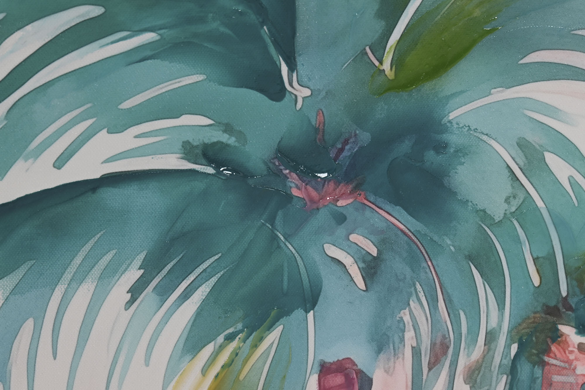 CUADRO LIENZO PS 80X3,5X80 ONCE PALMERAS 3