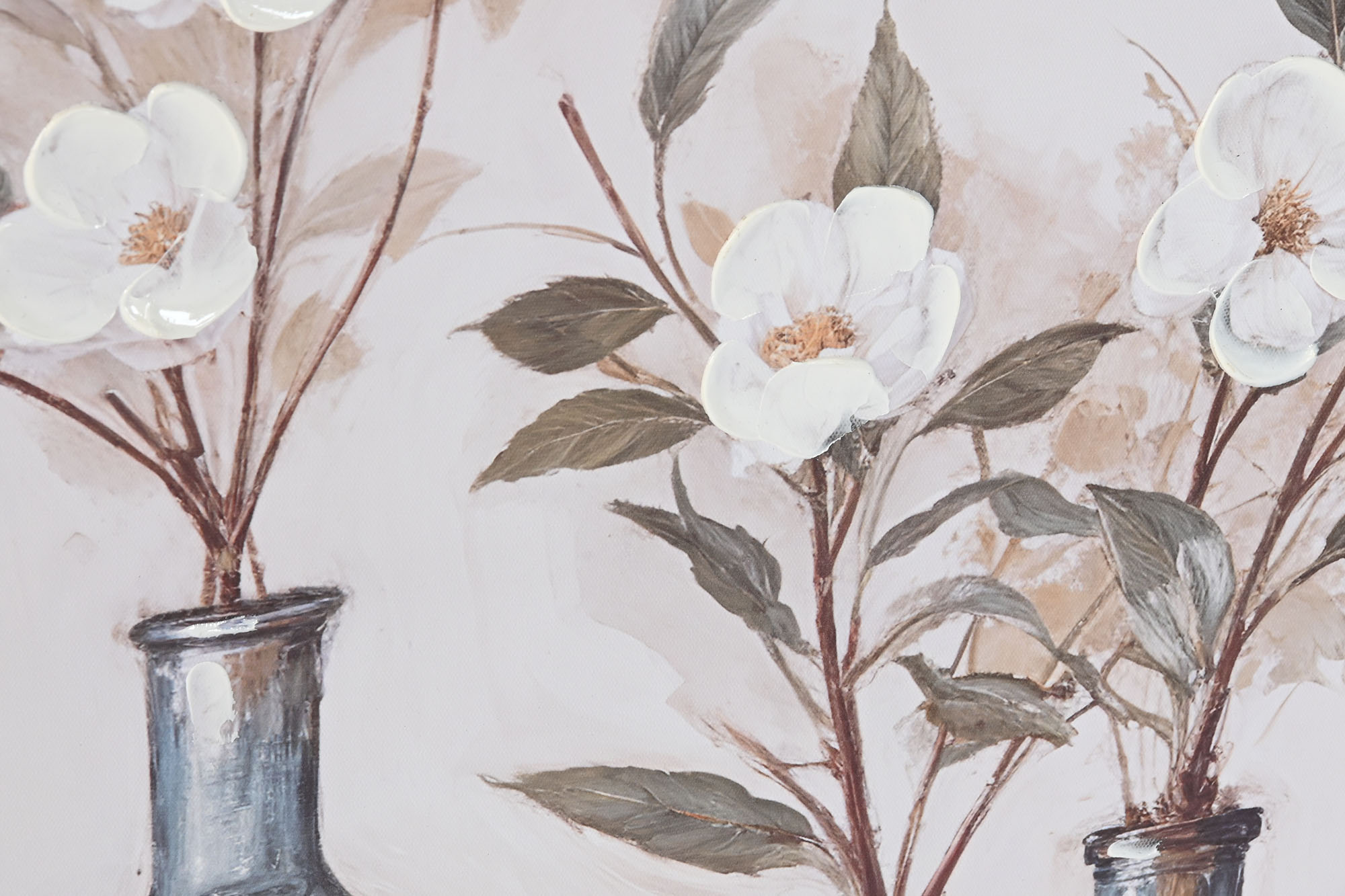 CUADRO LIENZO ABETO 60X3,5X80 TRES JARRONES 3