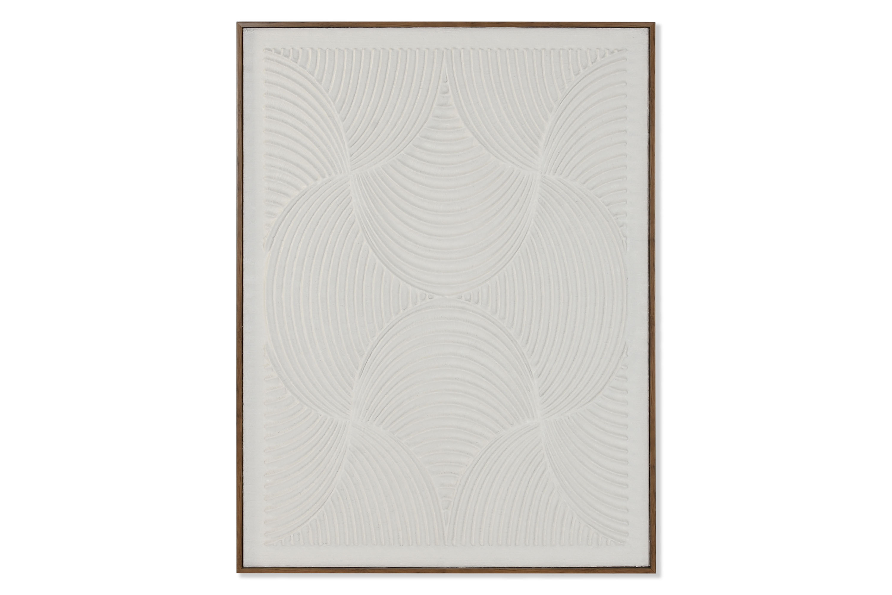 CUADRO LIENZO PS 75X5X100 ABSTRACTO 3D BLANCO