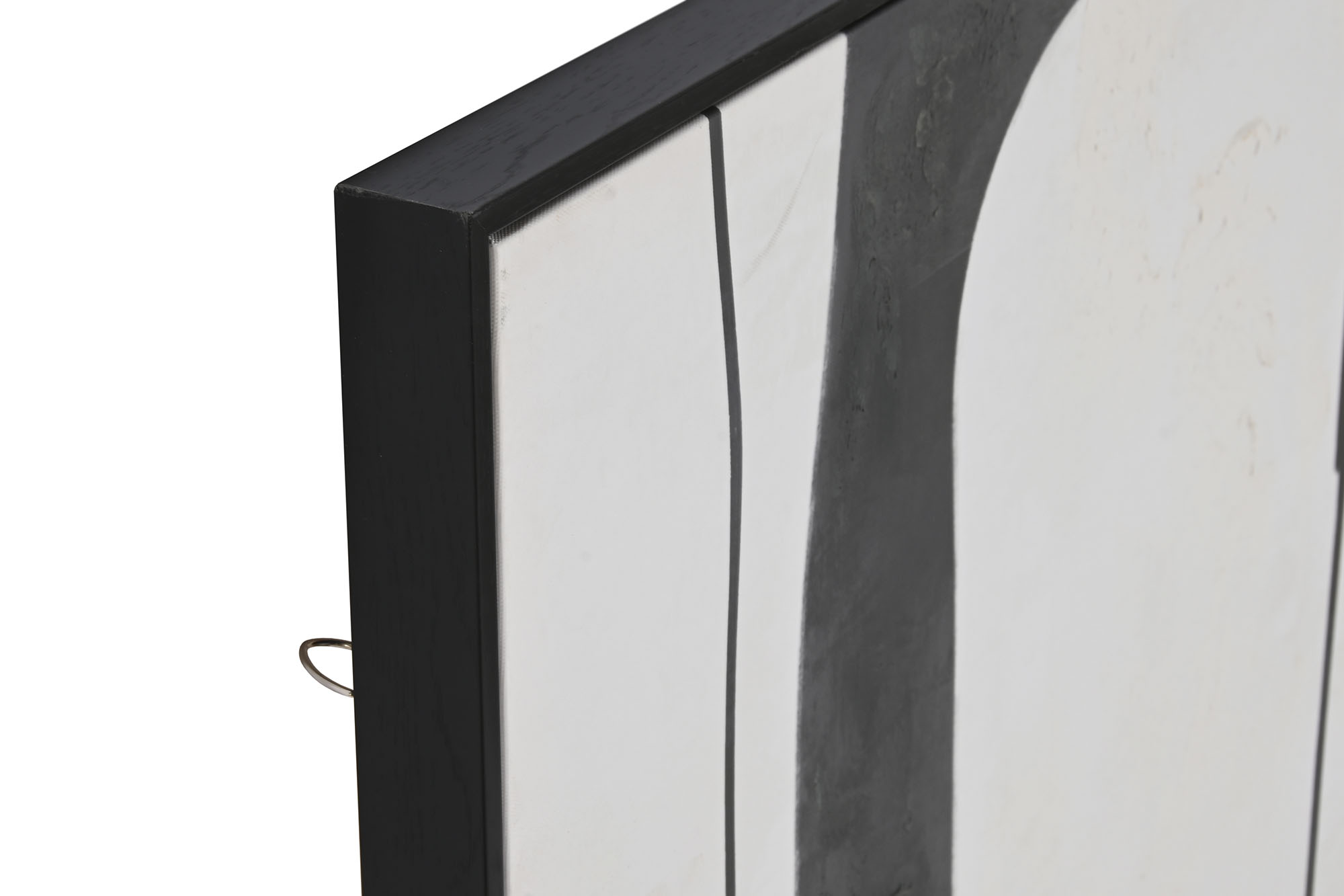 CUADRO LIENZO PS 90X4X120 ABSTRACTO BLANCO Y NEGRO 2