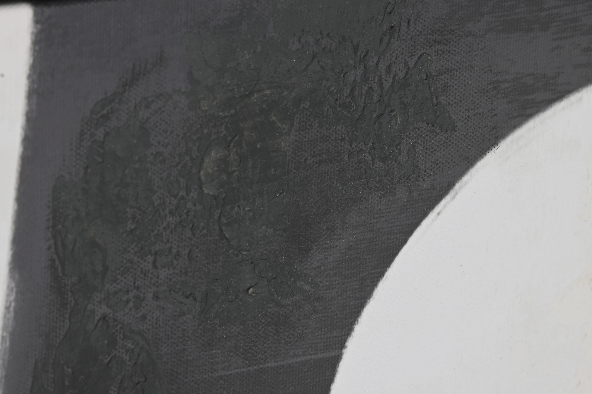 CUADRO LIENZO PS 90X4X120 ABSTRACTO BLANCO Y NEGRO 3