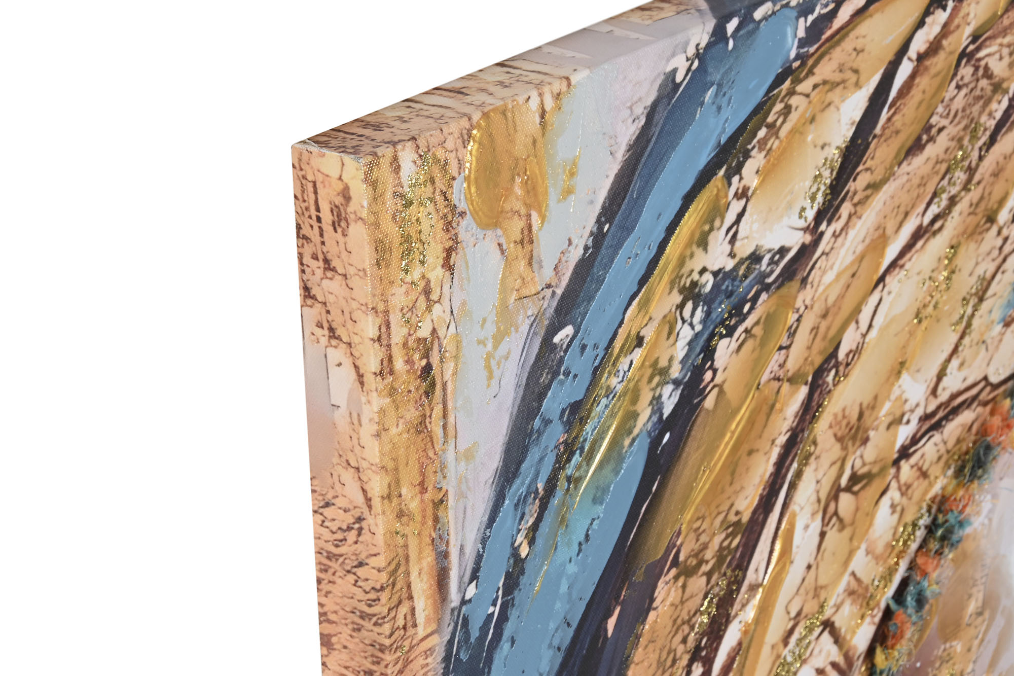 CUADRO LIENZO MDF 90X3X120 AFRICANA DOS MANOS 2