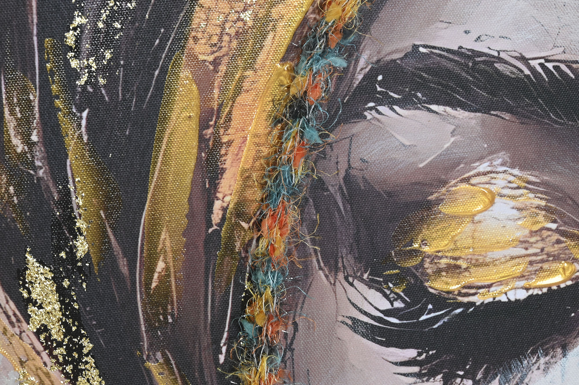 CUADRO LIENZO MDF 90X3X120 AFRICANA 3