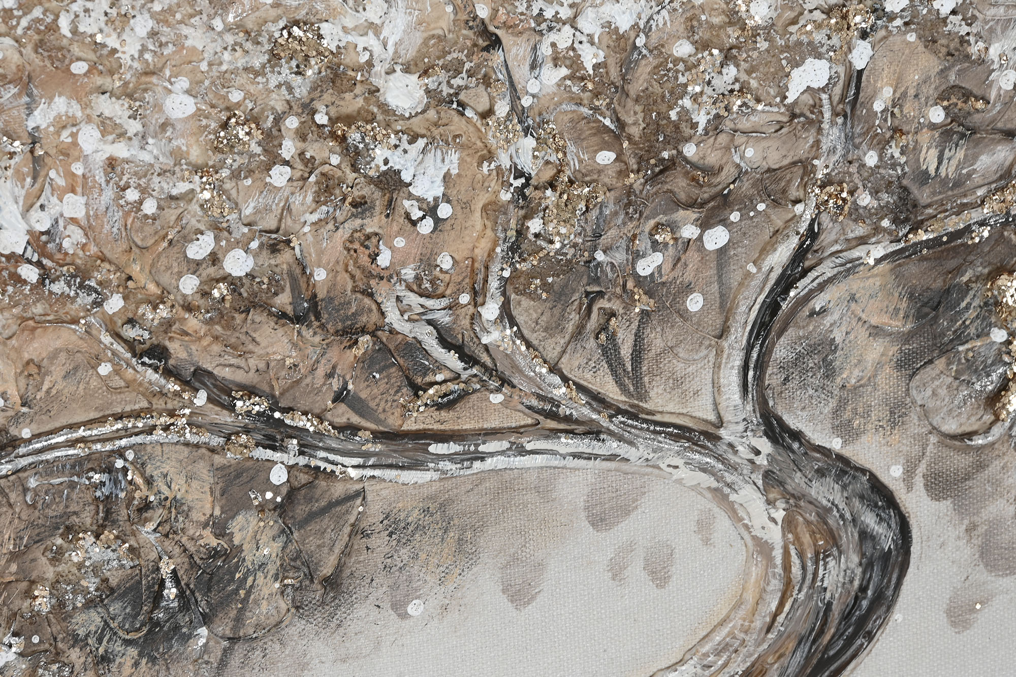 CUADRO LIENZO MDF 90X3X30 ARBOL TROCO ANCHO 3