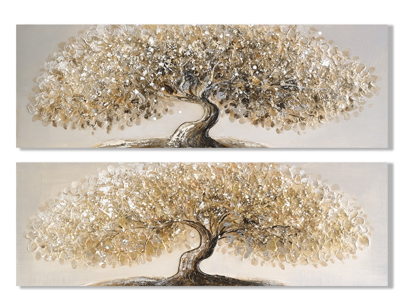 CUADRO LIENZO MDF 90X3X30 ARBOL TROCO ESTRECH.