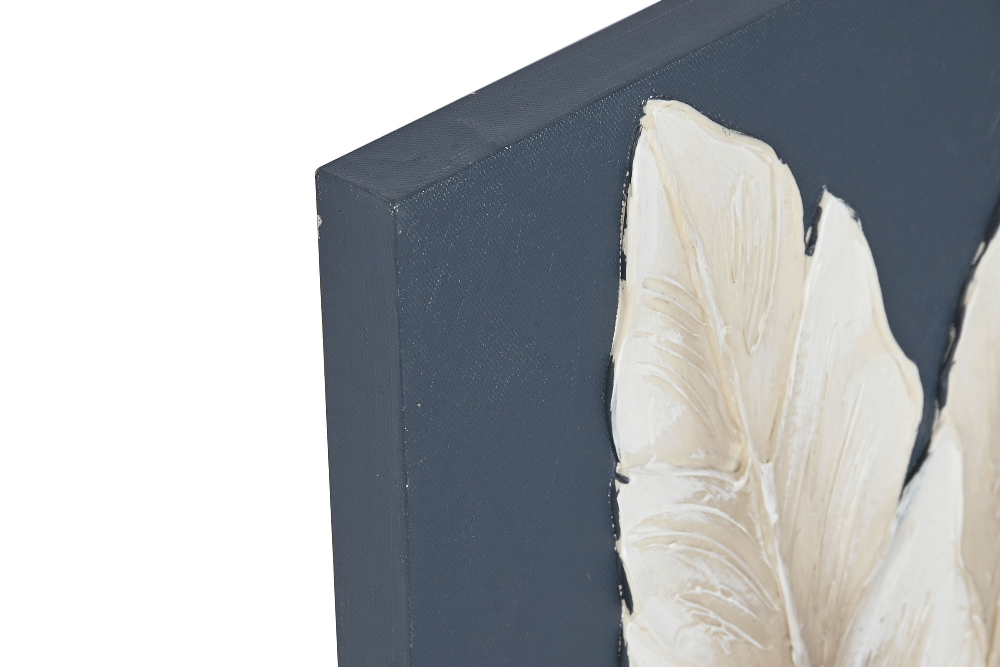 CUADRO LIENZO MDF 30X2,5X60 HOJAS PALMERA ESTRE 2