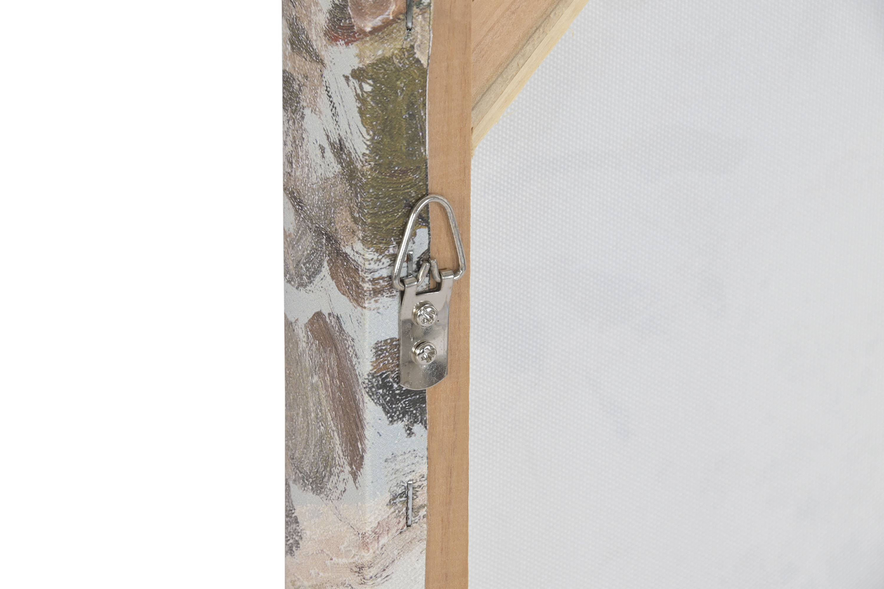 CUADRO LIENZO MDF 60X3,5X90 PUEBLO PUERTA MADERA 4