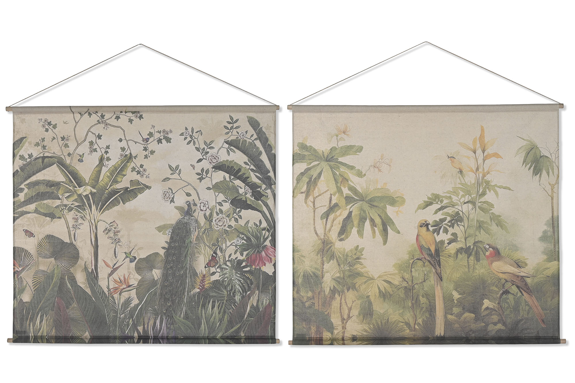 LIENZO LINO ABETO 145X2,5X125 TROPICAL LOROS