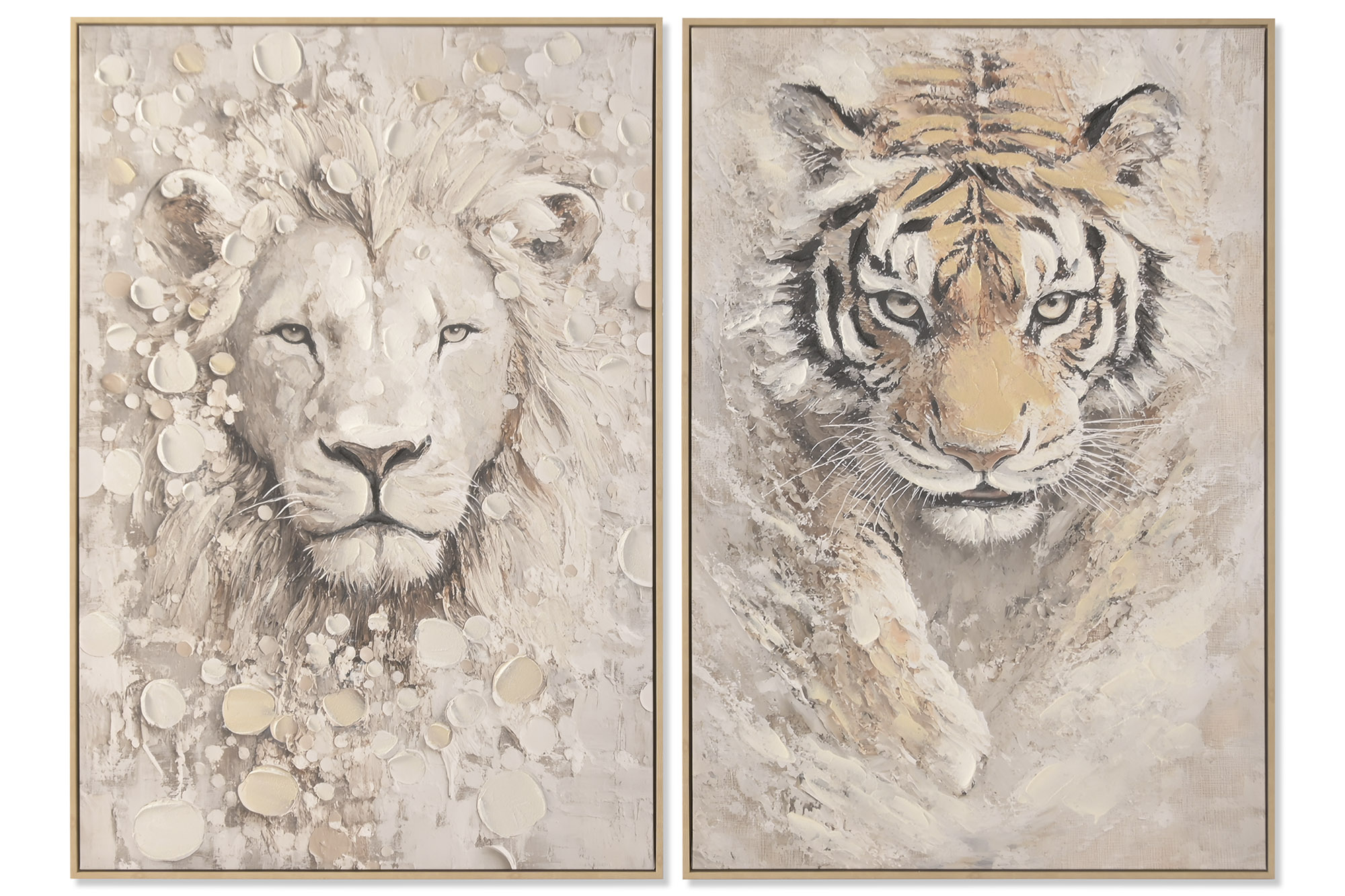 CUADRO LIENZO PS 82,5X4,5X122,5 CM LEON
