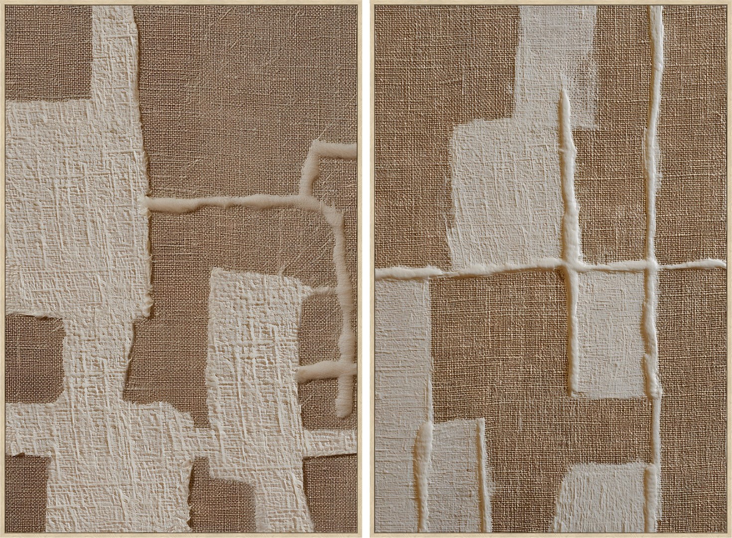 CUADRO LIENZO PS 83X4,5X123 3D 6MANCHAS BLANCAS