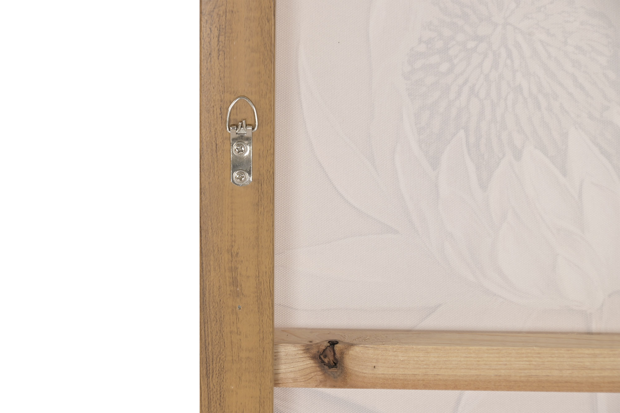 CUADRO LIENZO PS 60X3,7X80 FLORES GRIS 4