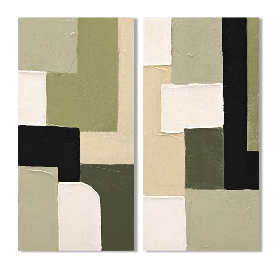 CUADRO LIENZO MDF 30X2,5X60 ABSTRACTO COLOR NEGRO