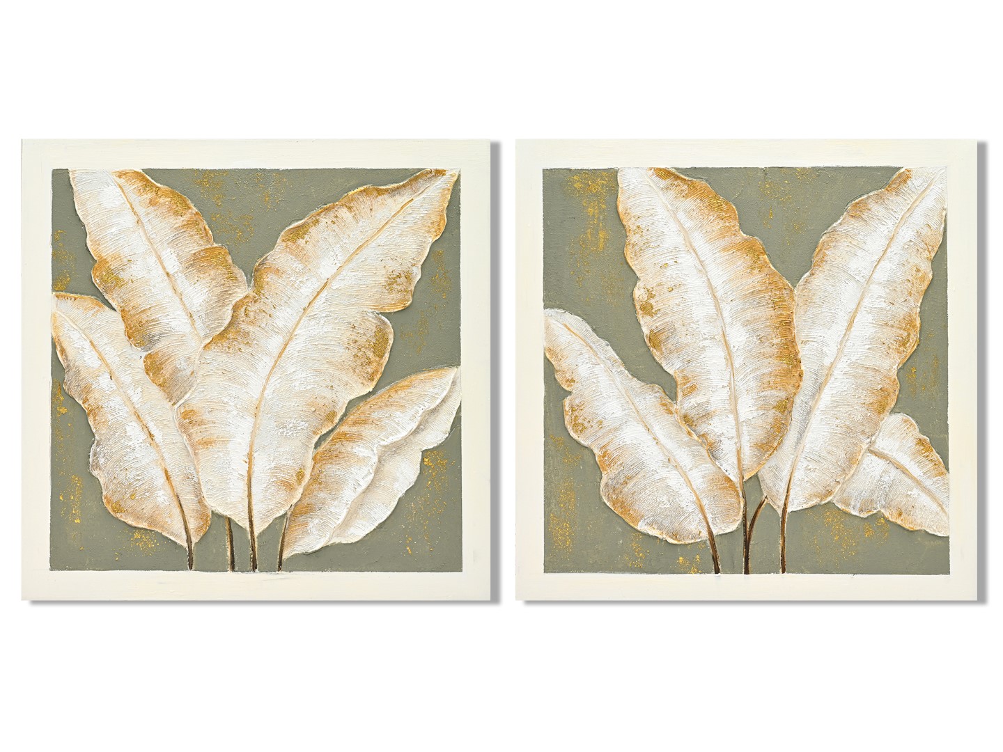 CUADRO LIENZO MDF 100X3X100 PALMERA HOJA DCHA SUBI