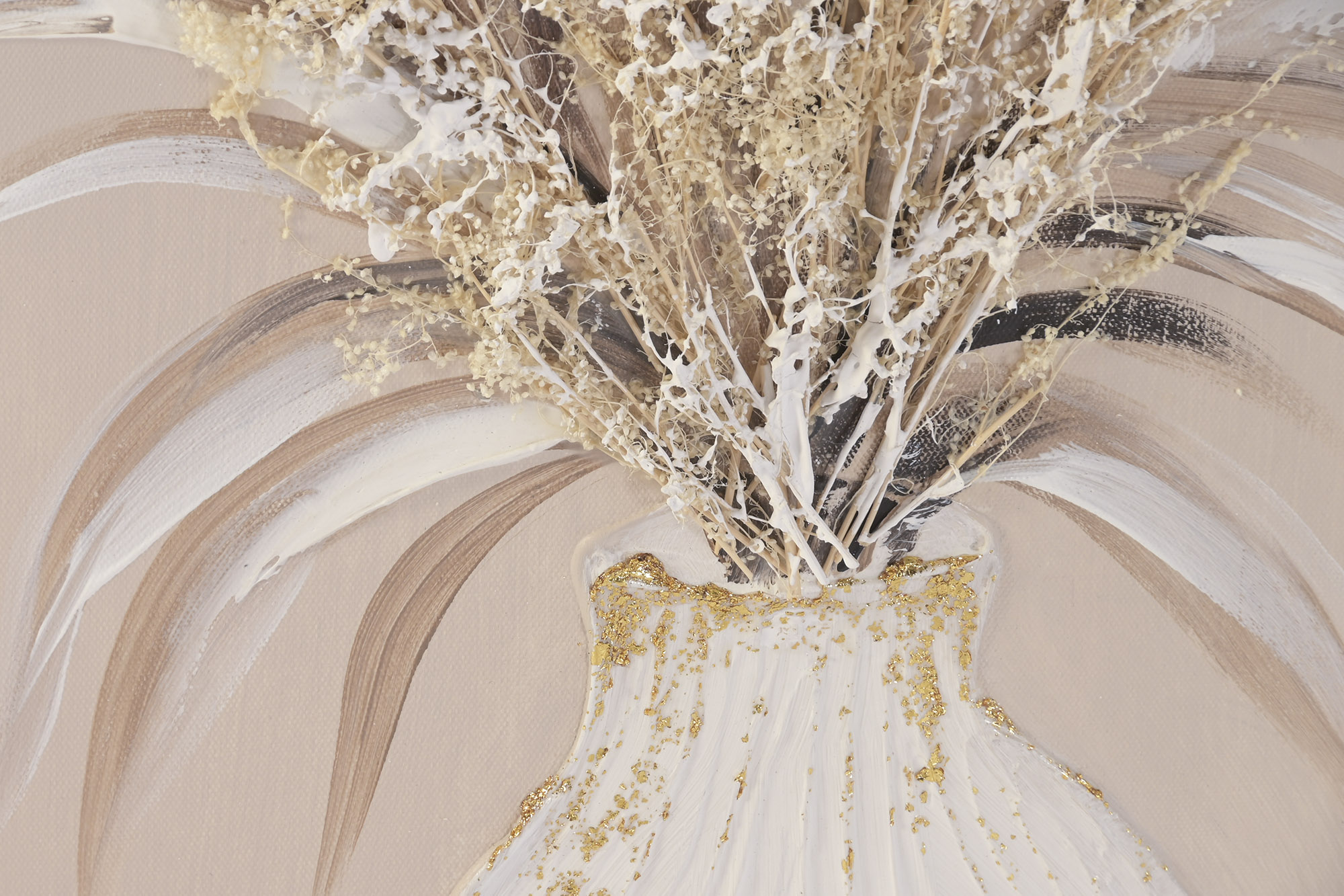 CUADRO LIENZO MDF 40X3X80 JARRON ANCHO 3