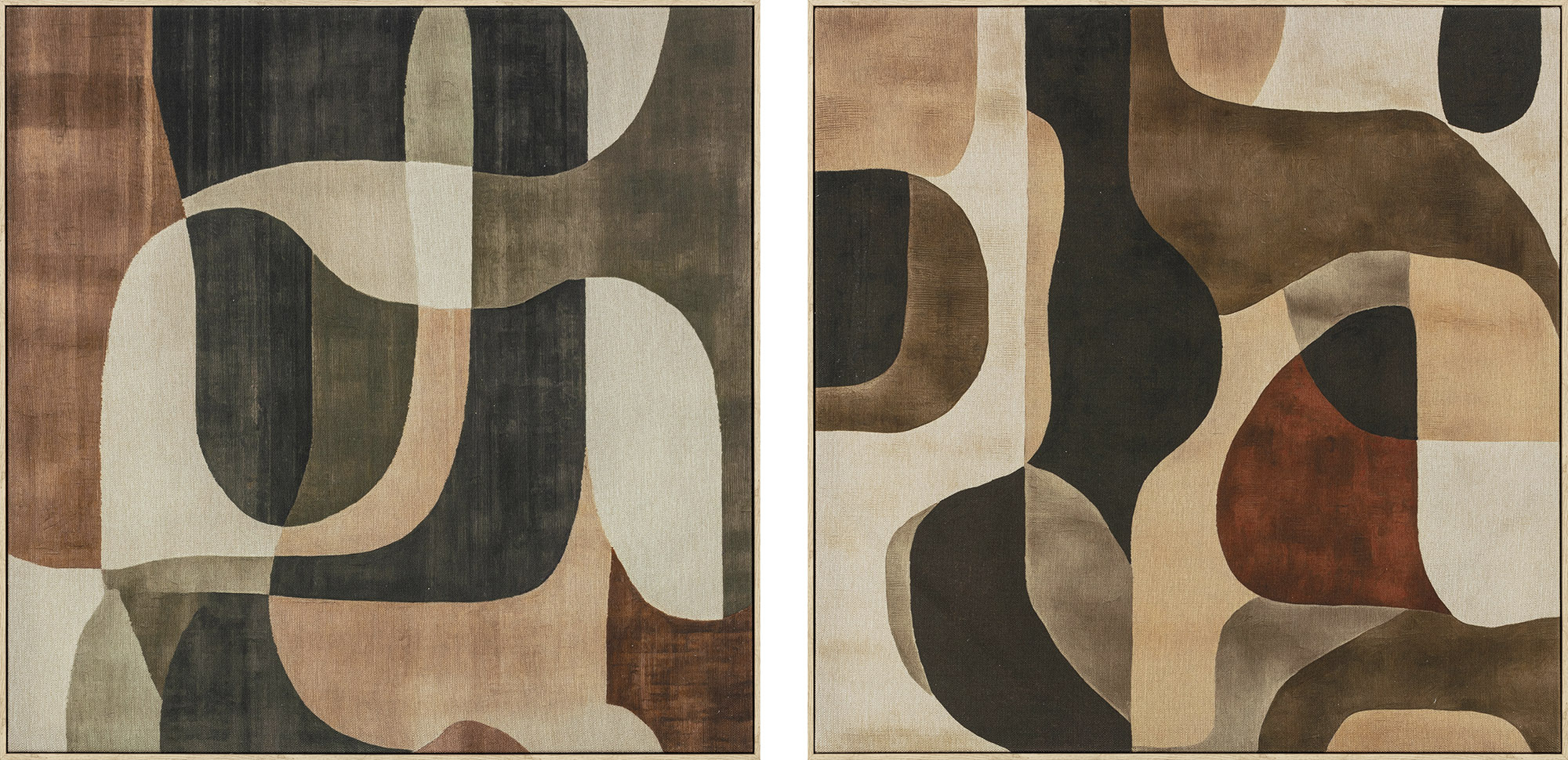 CUADRO LIENZO MDF 80X3,2X80 ABSTRACTO VERDE