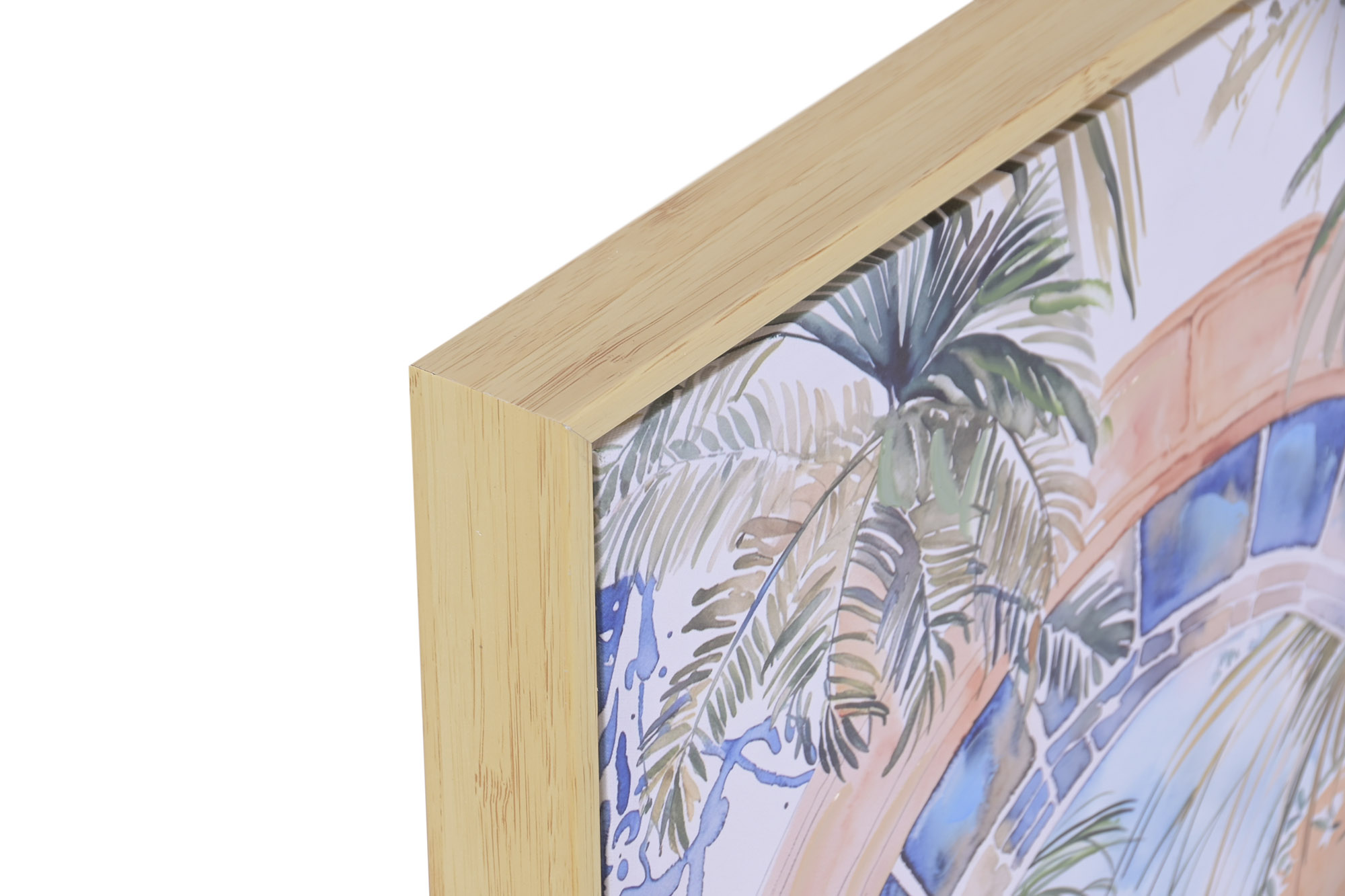 CUADRO LIENZO PS 40X3,5X60 CHICA PUERTA PALMERA 2