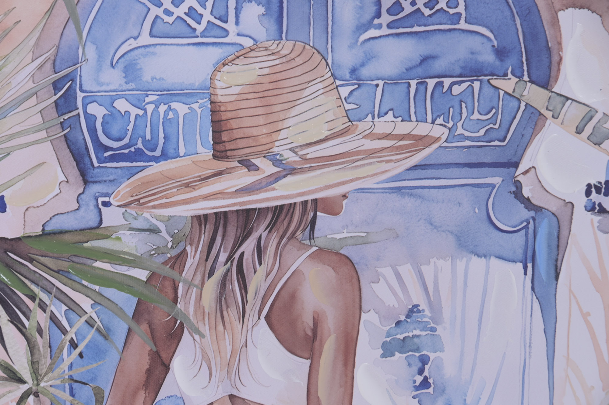 CUADRO LIENZO PS 40X3,5X60 CHICA PUERTA COSTILLA 3