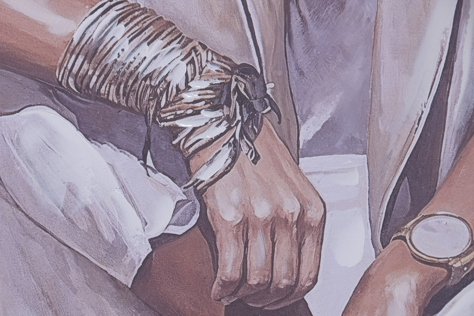 CUADRO LIENZO PS 75X3,5X100 CHICA SOMBRERO 3