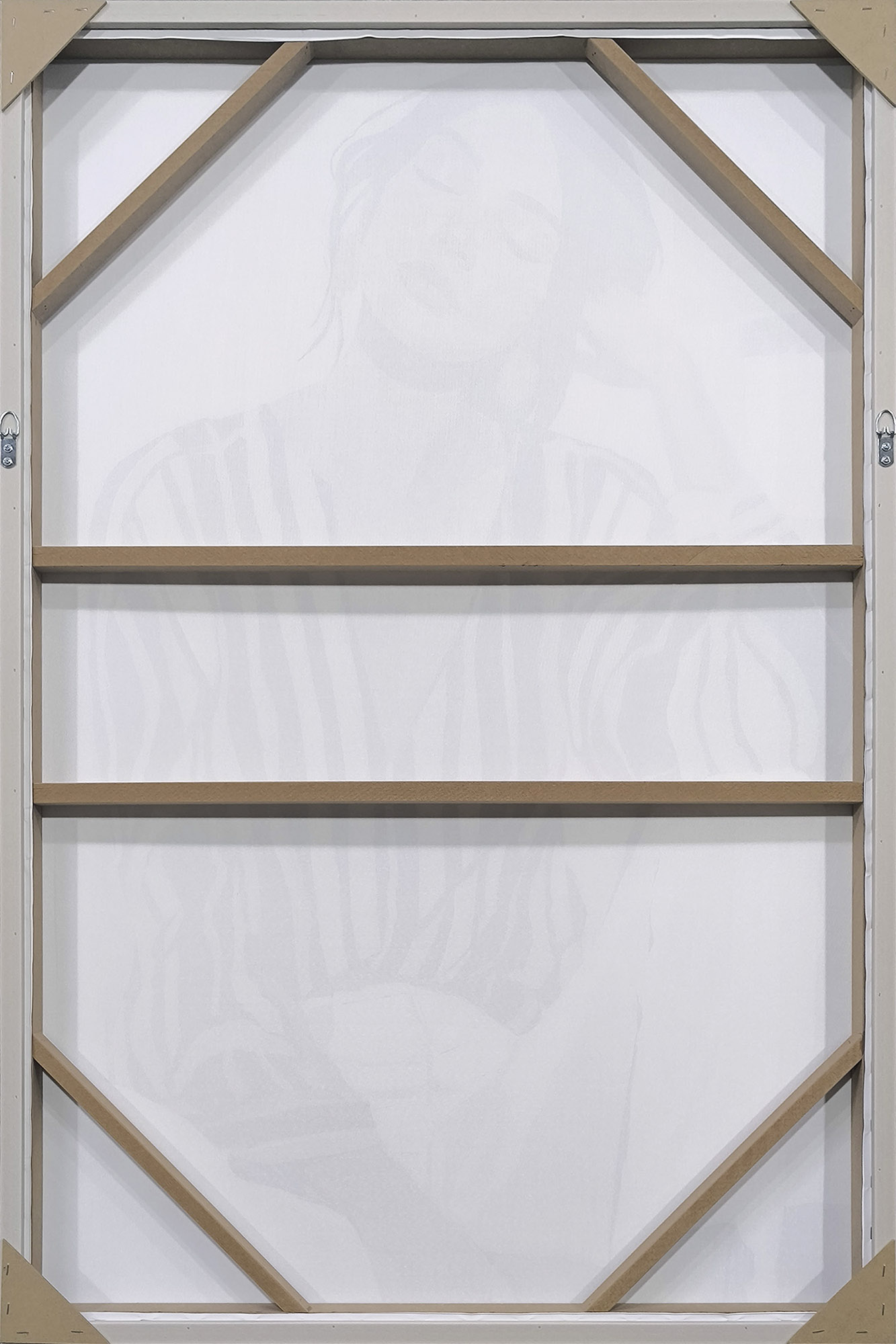 CUADRO LIENZO PS 80X4X120CM CHICA RAYAS DE LADO 5