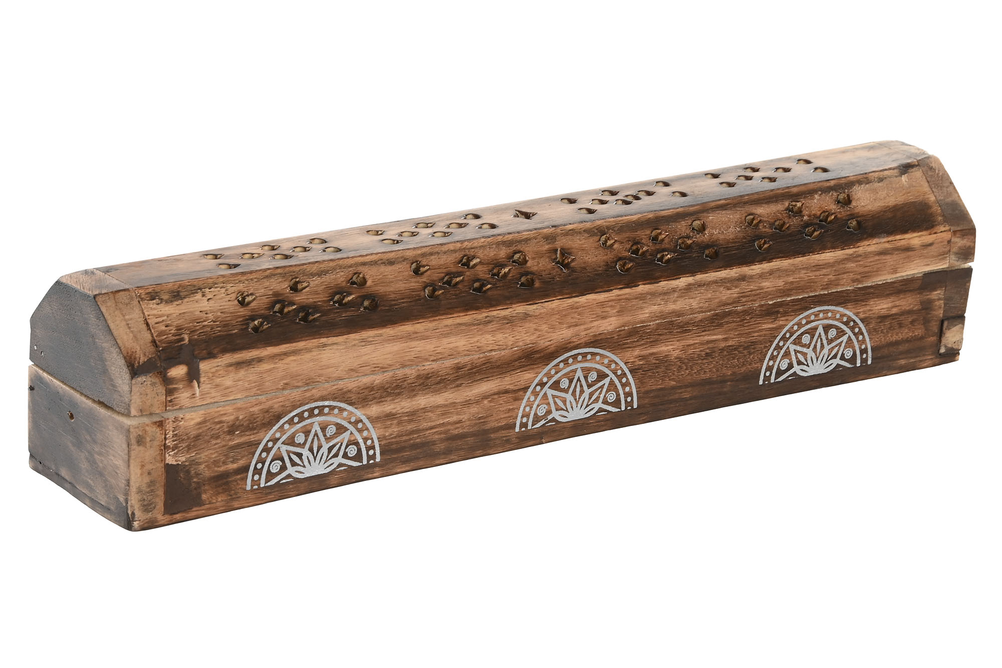 SOPORTE INCIENSO SET 10 MANGO 31X6X6,5 MANDALA 5