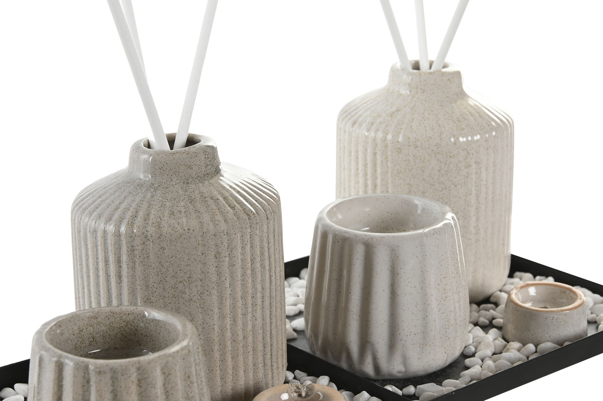 AMBIENTADOR MIKADO SET 3 CERAMICA 14X14X10 PORTAIN 2
