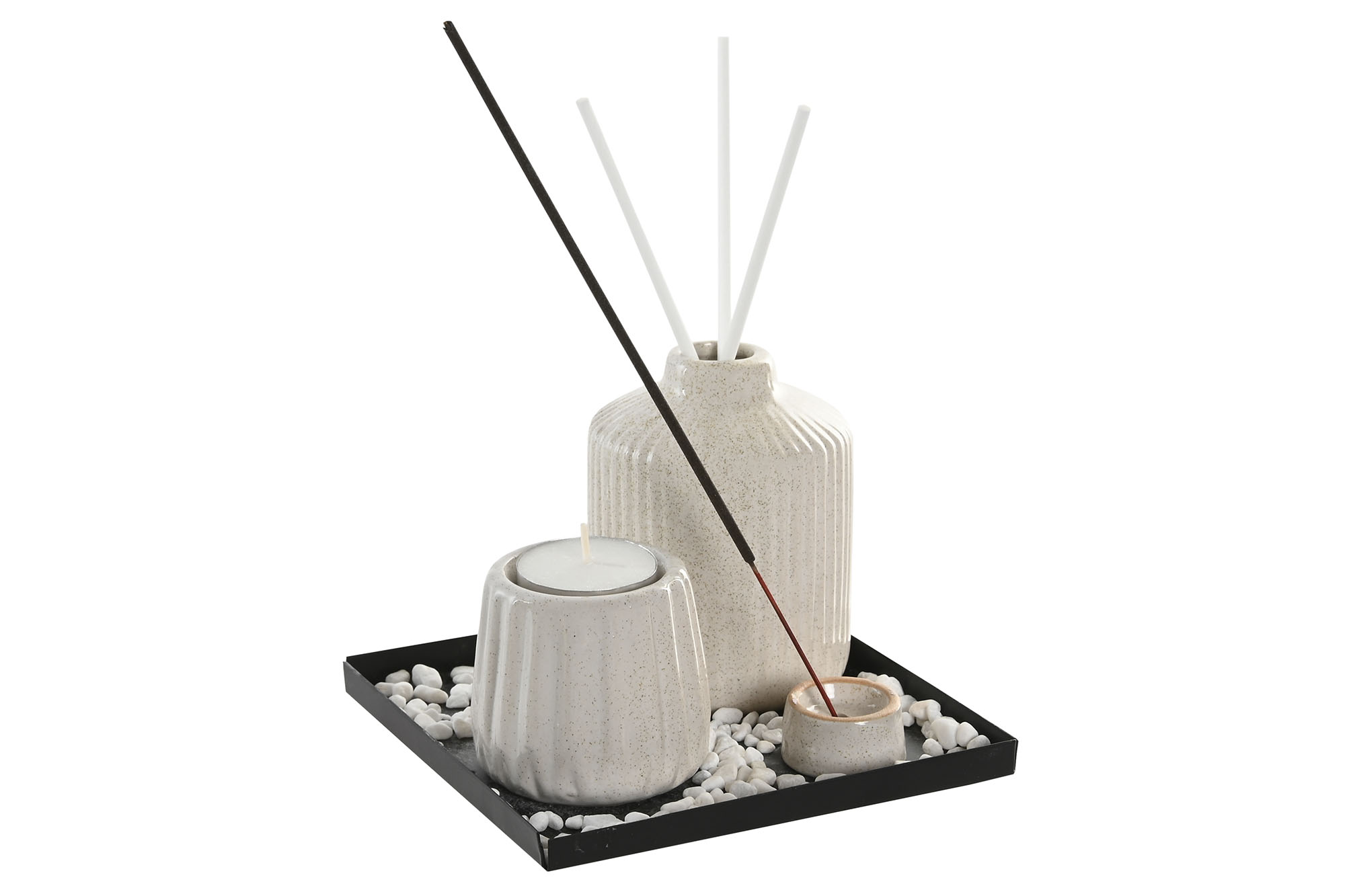 AMBIENTADOR MIKADO SET 3 CERAMICA 14X14X10 PORTAIN 4