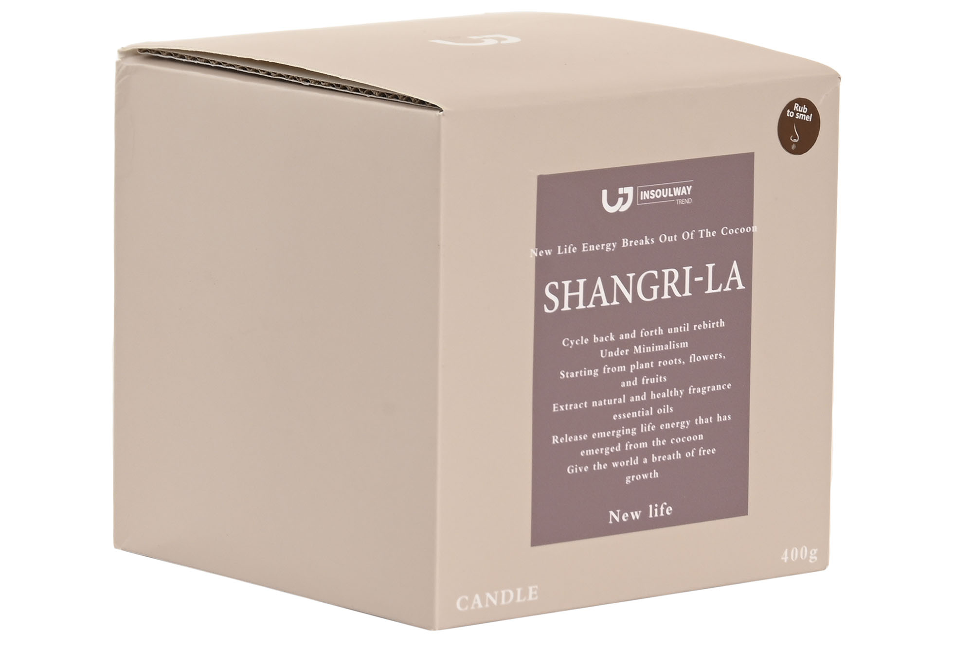 VELA 11X11X11 400 GR. AROMA SHANGRI-LA 2