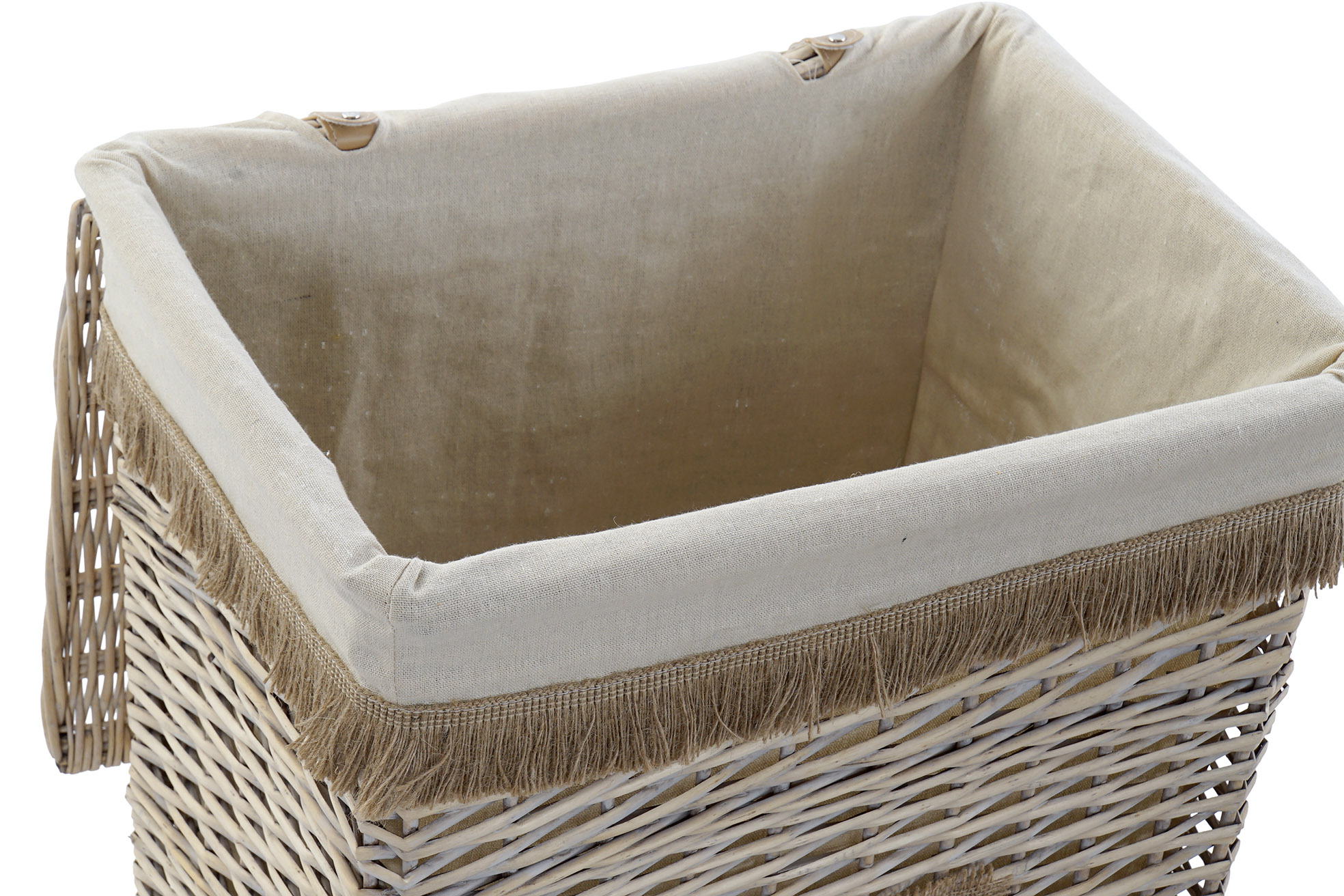 CESTA ALGODON POLIESTER 39X27X46CM HOME 4
