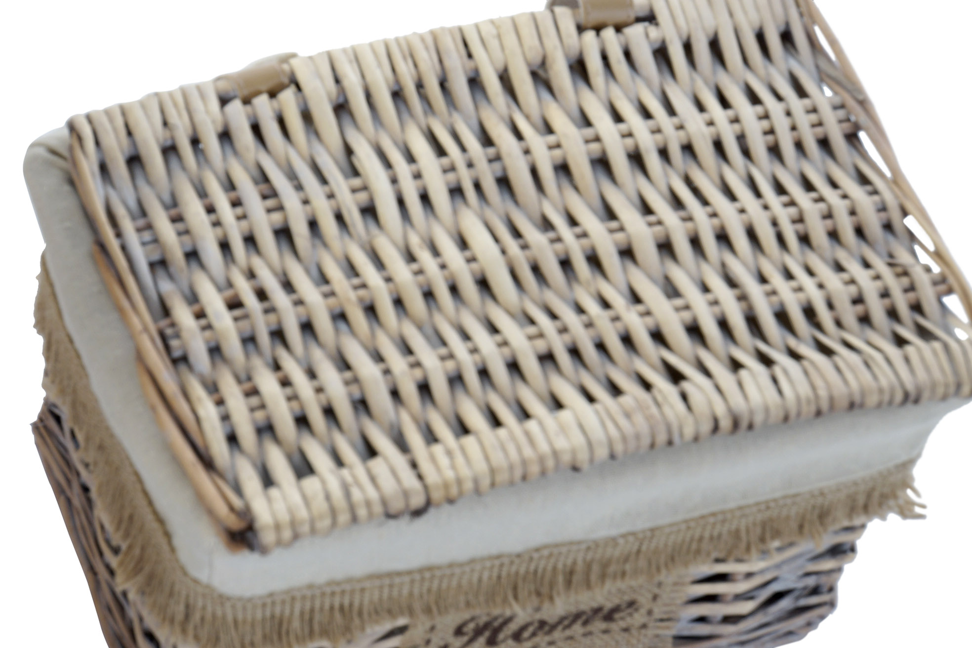 CESTA POLIESTER ALGODON 36X27X25CM HOME 2