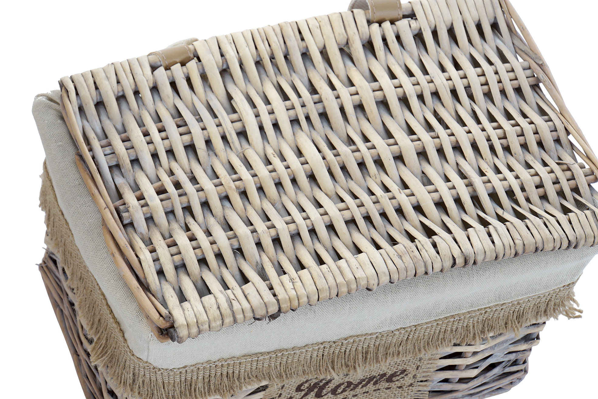 CESTA POLIESTER ALGODON 30X20X18CM HOME 2