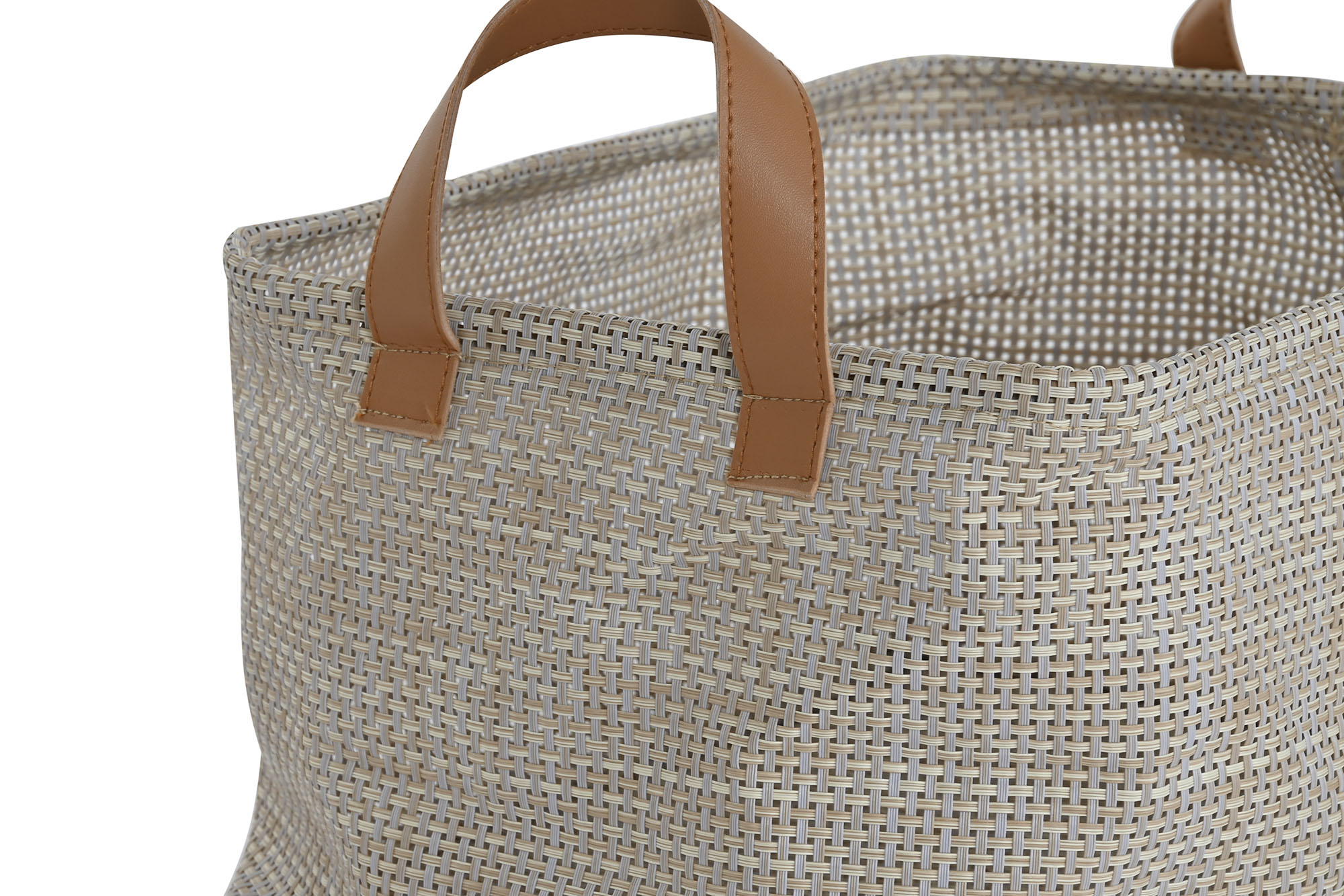 CESTA TEXTILENE 33X23X16CM BEIGE 2