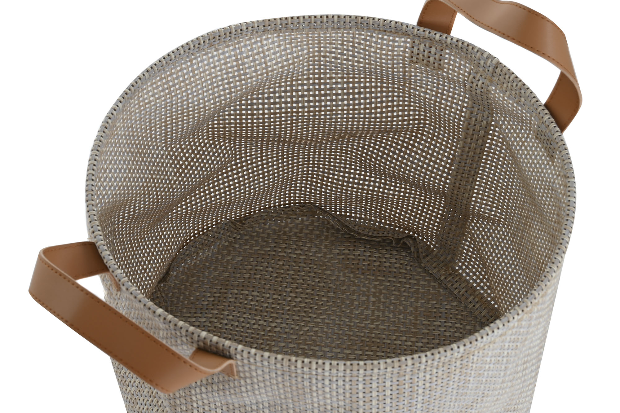 CESTA TEXTILENE 27X27X22CM BEIGE 3