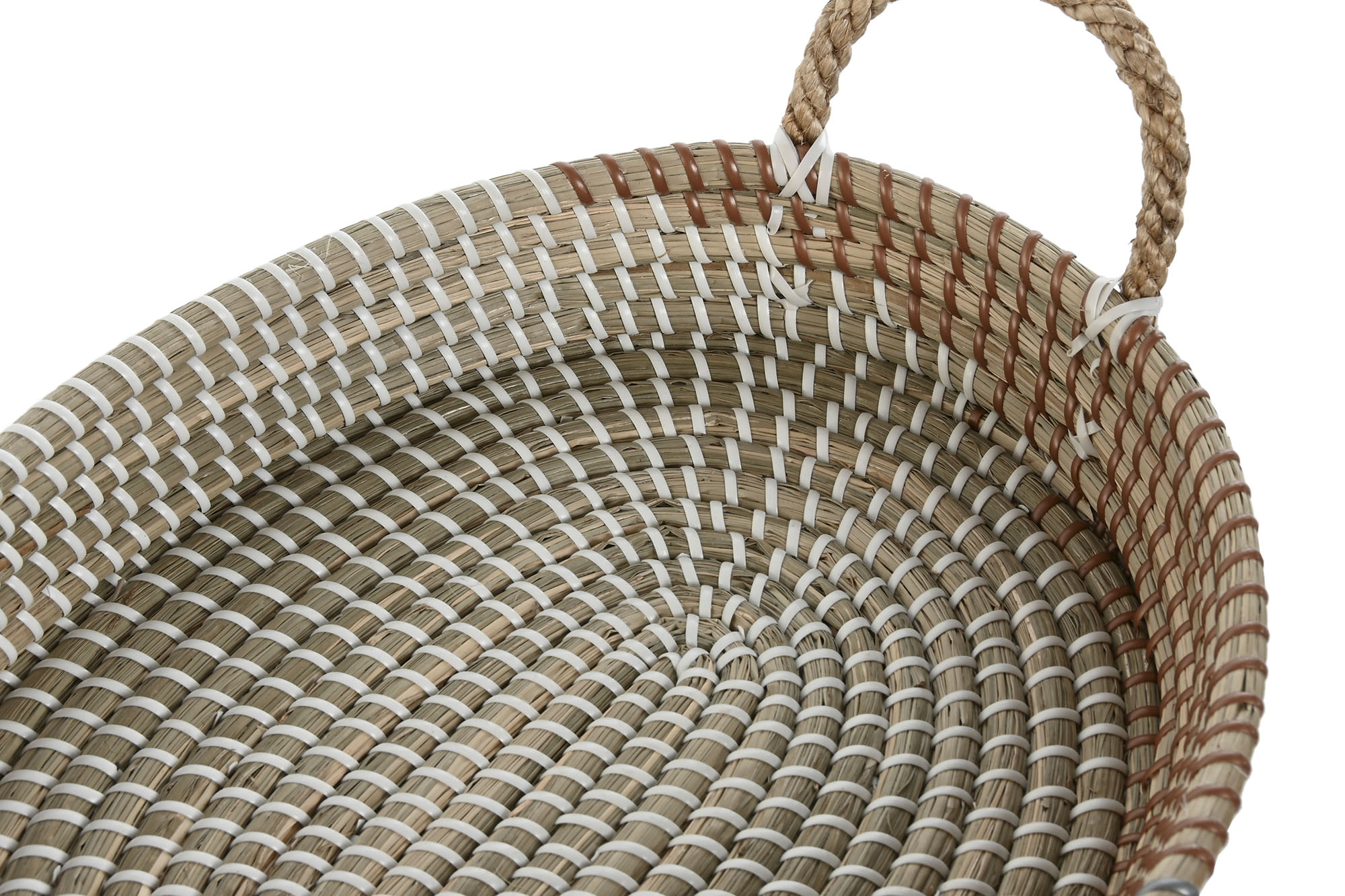 BANDEJA DECORACION SEAGRASS 48X36X16 NATURAL 2