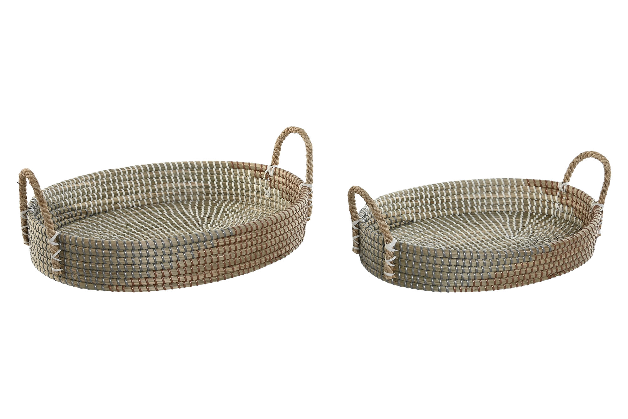 BANDEJA DECORACION SEAGRASS 48X36X16 NATURAL