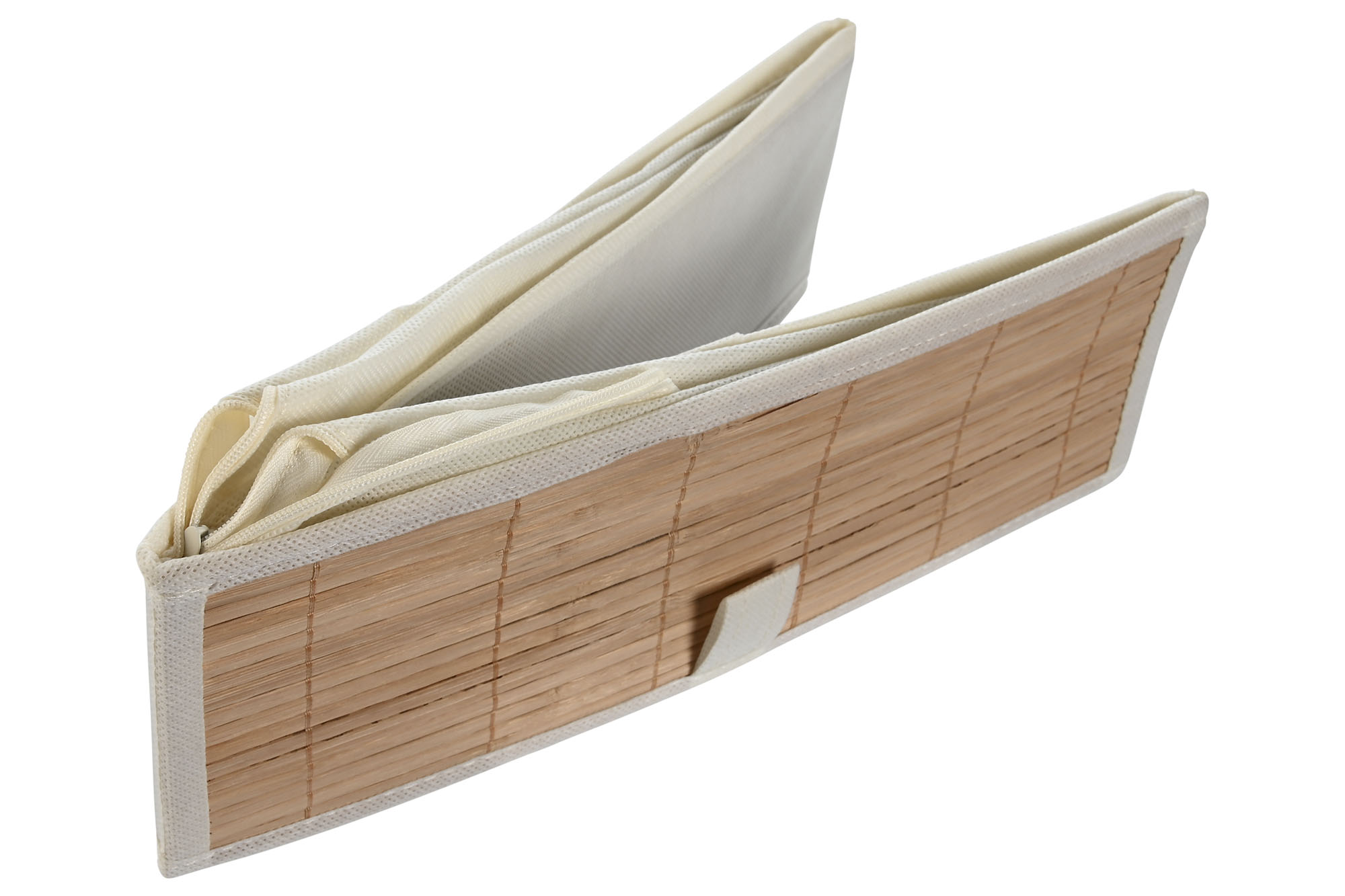 CESTA BAMBU TELA 32X32X10 NATURAL 4