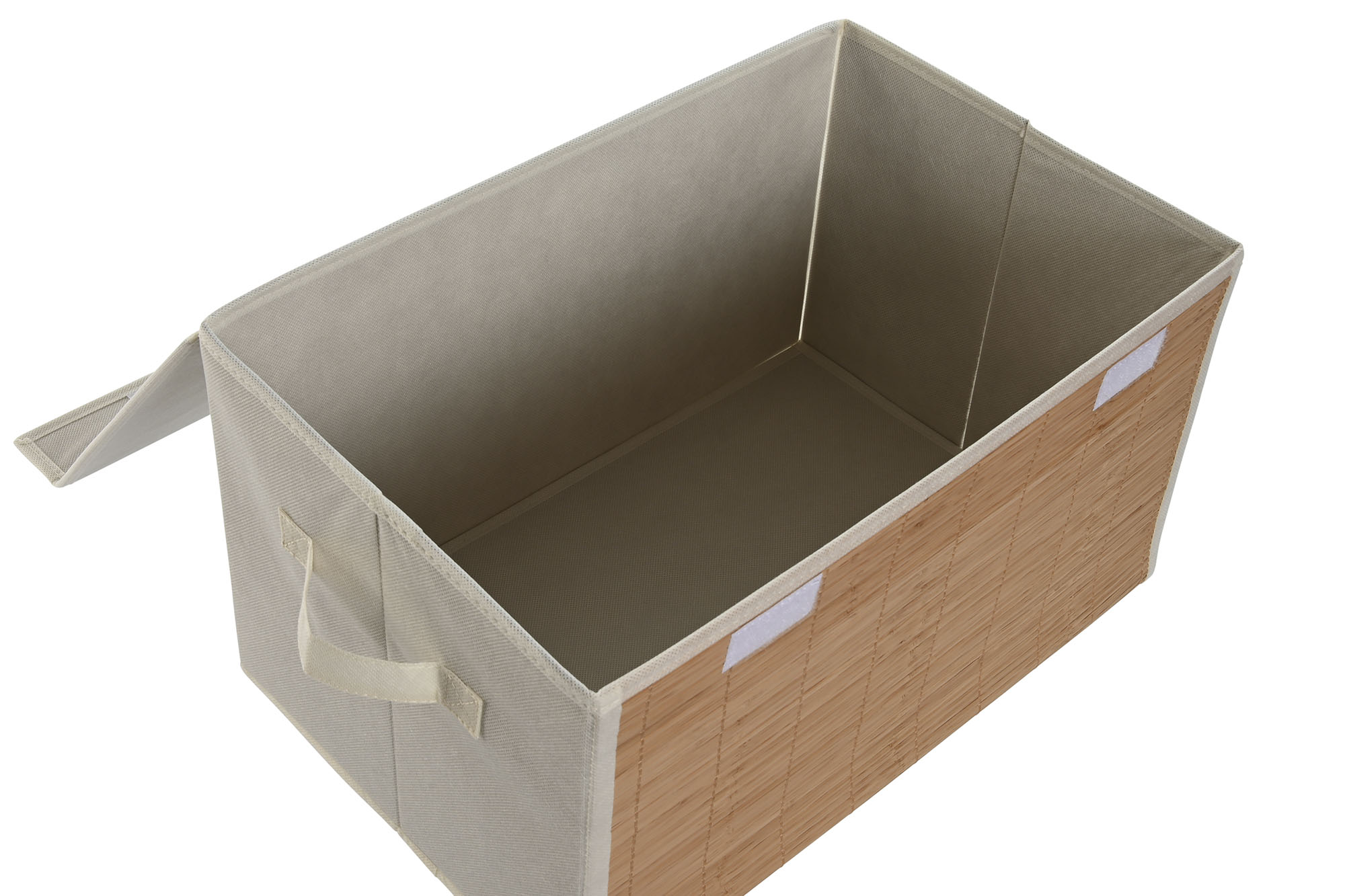 CESTA BAMBU TELA 45X30X25 NATURAL 4