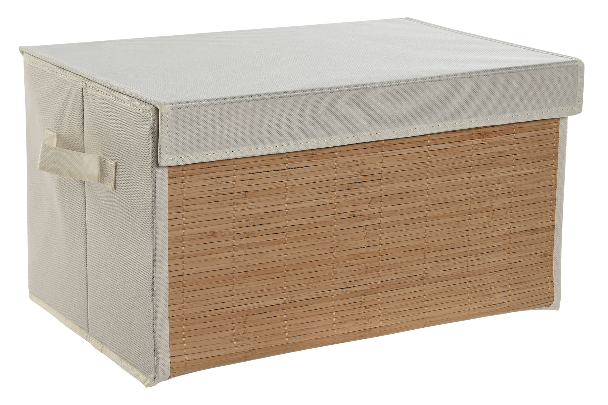 CESTA BAMBU TELA 45X30X25 NATURAL